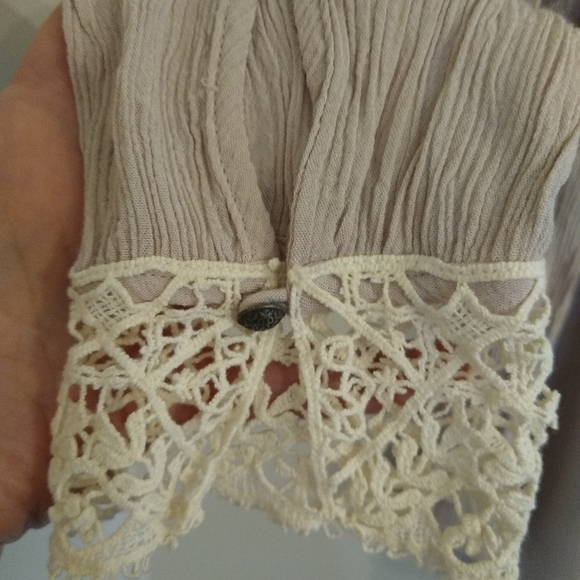 Free People Boho Coastal Cowgirl Tunic Top Blouse Shirt - Picture 4 of 8